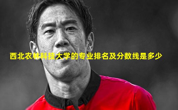 西北农林科技大学的专业排名及分数线是多少